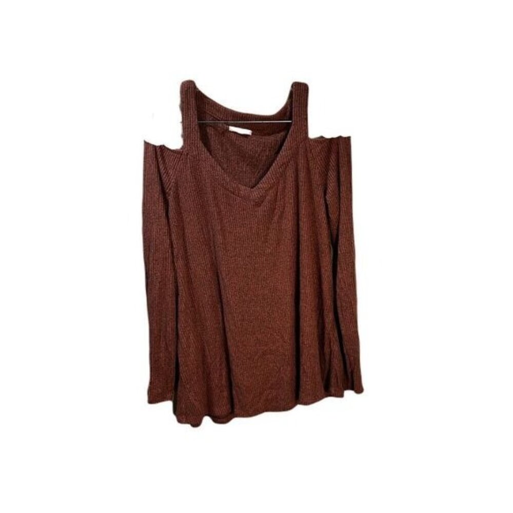 Maurices Cold Shoulder Tunic Top Shirt Pink‎ Small